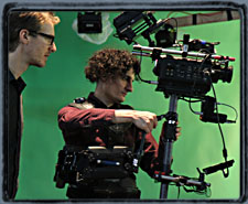 Shooting on a green screen stage for Ryan Millers short: A City to Make Me. November 13 and 14.