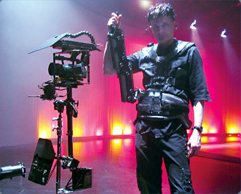 Carl Wiedemann on Steadicam break